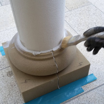 Referenzbild Verkleidungen für Betonsäulen