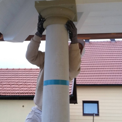 Referenzbild Verkleidungen für Betonsäulen