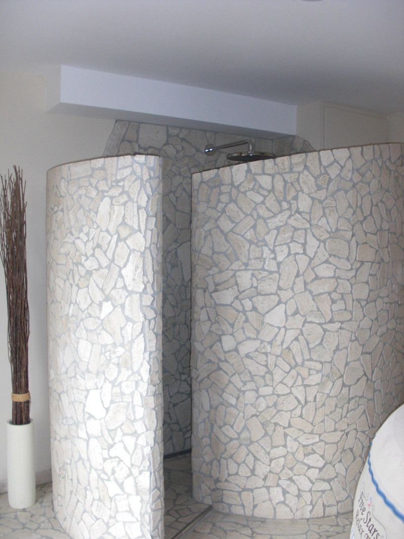 Modell Appe - Schneckenduschen Bausatz mit Bodenelement - Produktansicht